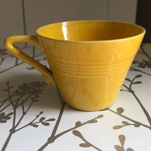 Homer Laughlin vintage yellow 1940’s tea cup!